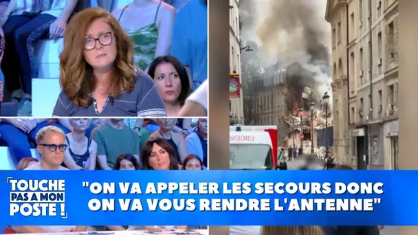 Une femme s'effondre en direct après la terrible explosion survenue à Paris !