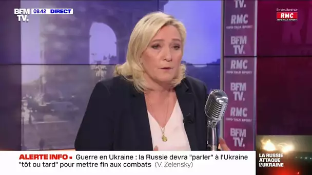 Le Pen :"Mon inquiétude, c'est qu'on voit la Russie se tourner vers la Chine"