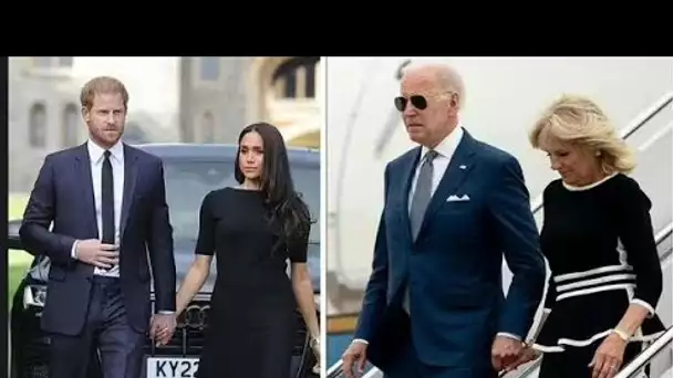 Harry et Meghan ont refusé le vol de retour sur Air Force One avec Biden après les funérailles de Qu