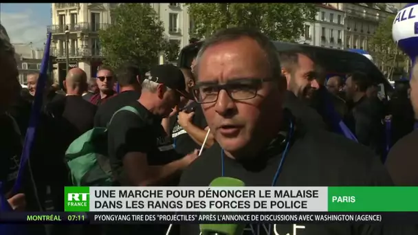 «Marche nationale de la colère» à Paris : «Montrer que la police en a ras-le-bol»