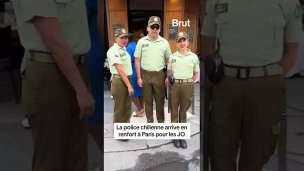La police chilienne à Paris en renfort pour les JO #paris2024