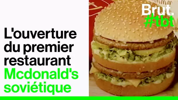 1990 : L'ouverture du premier restaurant McDonald's en Union soviétique