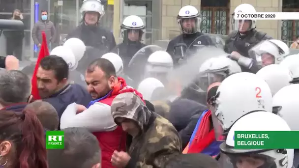 Bruxelles : tensions lors d’une manifestation pro-Arménie devant la Commission européenne