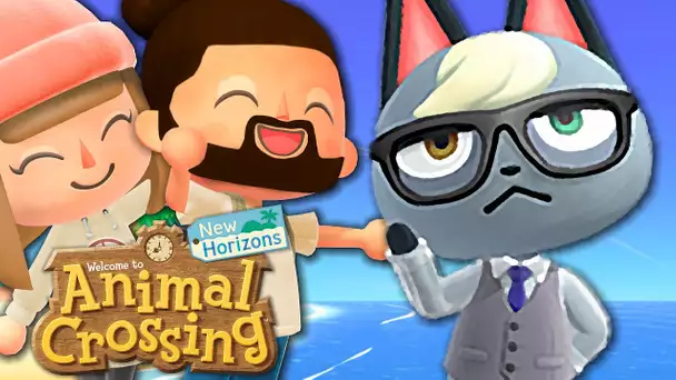 LA STAR RAYMOND ARRIVE SUR NOTRE ÎLE ! | ANIMAL CROSSING NEW HORIZONS EPISODE 46 CO-OP