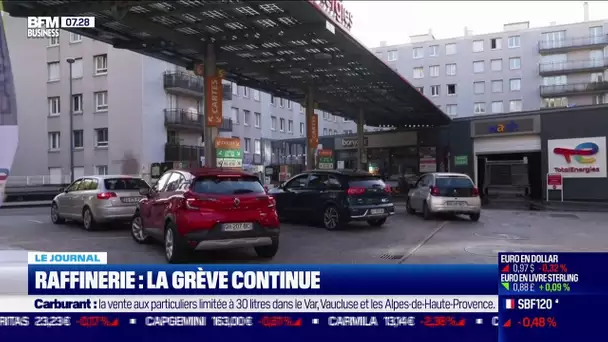 Raffinerie: la grève continue