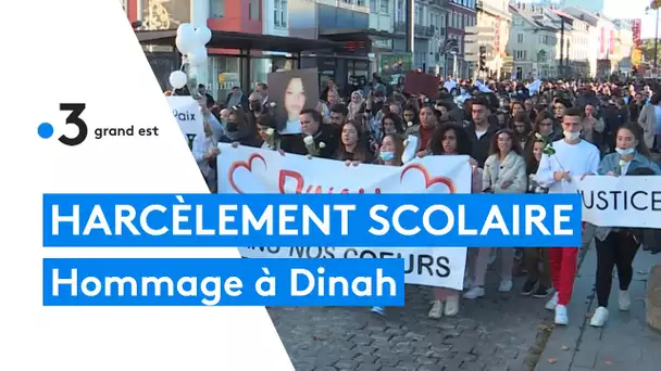 Harcèlement scolaire : 1.500 personnes à Mulhouse lors de la marche blanche en hommage à Dinah