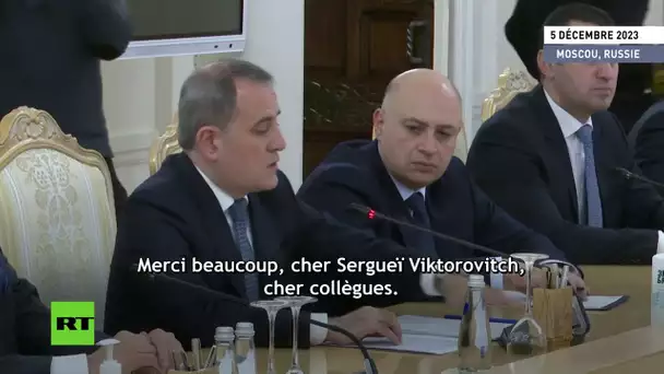🇷🇺 🇦🇿 « Nos relations sont en plein essor », déclare Lavrov à son homologue azerbaïdjanais