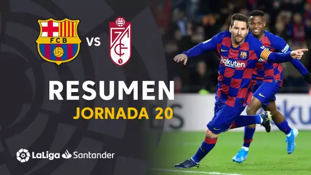 Resumen de FC Barcelona vs Granada CF (1-0)