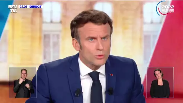 Emmanuel Macron sur les retraites: "Les critères de pénibilité permettent d'être juste"