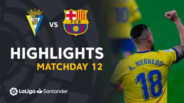 Highlights Cádiz CF vs FC Barcelona (2-1)