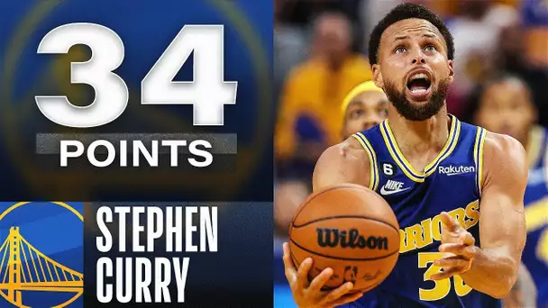 Stephen Curry's 34 Point Performance - 5 Made Threes 👀
