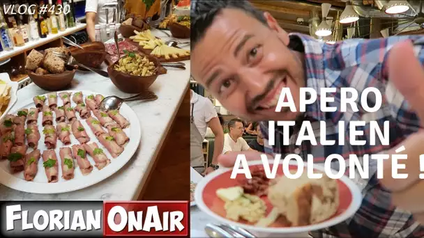 APERO ITALIEN avec ANTIPASTI à VOLONTE ! - VLOG #430