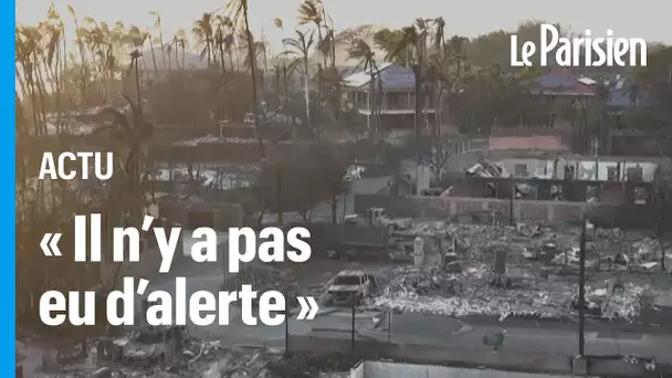 « Il n’y a pas eu d’alerte » : à Hawaï, les rescapés critiquent la gestion des incendies meurtriers