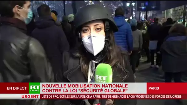 Violents affrontements lors de la «marche des libertés» à Paris