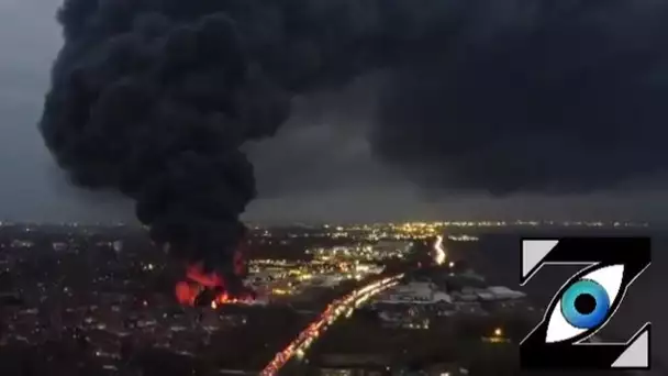 [Zap Net] Gigantesque incendie à Hessel, en Angleterre! (26/11/21)