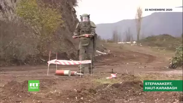 Haut-Karabagh : les sapeurs russes ont entamé une opération de déminage près de Stepanakert