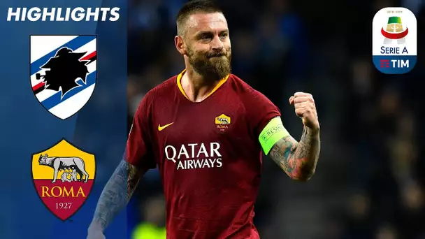 Sampdoria 0-1 Roma | De Rossi insacca nella ripresa e porta la Roma alla vittoria! | Serie A
