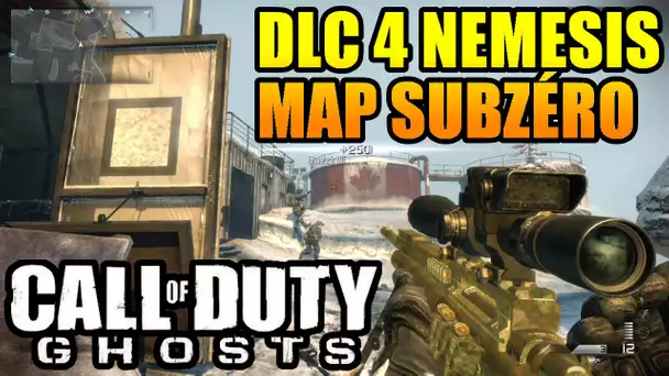 GHOSTS : Map SUBZÉRO au sniper USR | DLC NEMESIS Gameplay