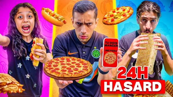 LE HASARD DÉCIDE CE QU'ON MANGE PENDANT 24H ( Younes a pas de chance 🤬)
