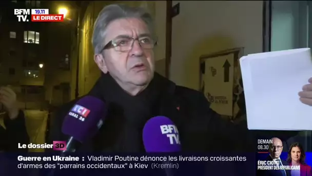 Jean-Luc Mélenchon: "Je marcherai derrière les syndicats" lors de la grève du 19 janvier