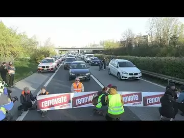 Suisse : bretelle d'autoroute bloquée par des militants pour le climat