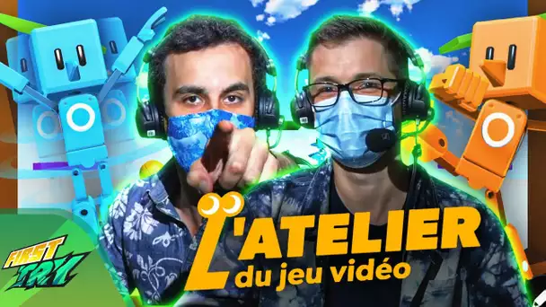 On devient créateur de jeu vidéo dans L'atelier du jeu vidéo ! 🎮 | First Try #1