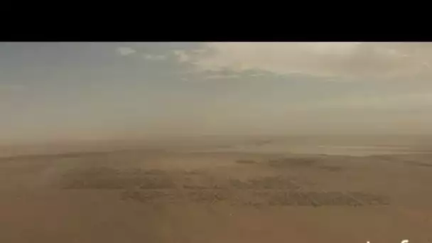 Tchad : rivière sableuse et ses méandres