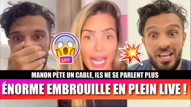 JULIEN TANTI VS MANON - GROSSE EMBROUILLE DE COUPLE EN LIVE ! 😱 MANON EST TRÈS CRITIQUÉE !