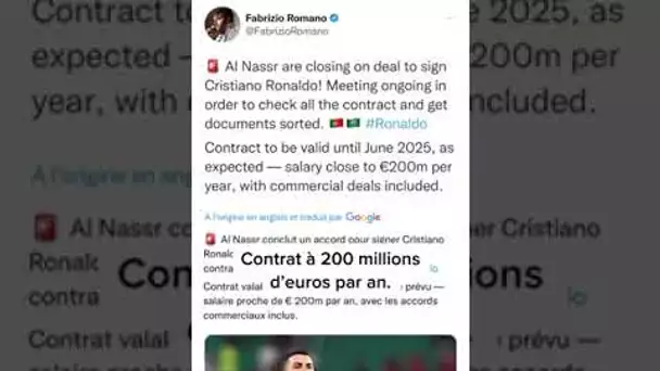 Cristiano Ronaldo signe en Arabie-Saoudite