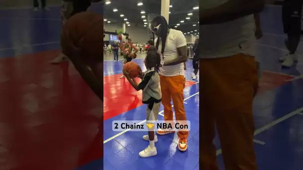 2 Chainz & His Son Pulled Up To NBA Con! 🏀 | #Shorts