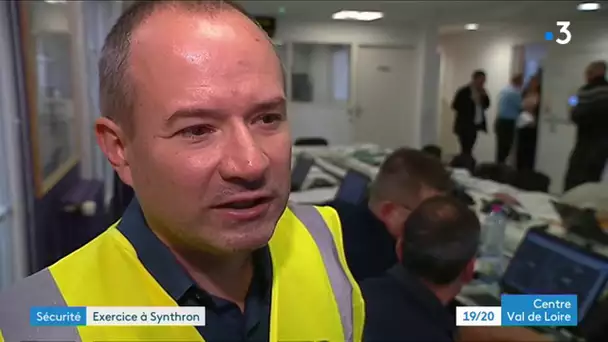 Usine seveso Synthron : simulation d'incendie suite à Lubrizol
