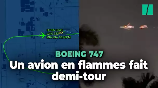 Un Boeing 747 en flammes contraint de se poser en urgence à Miami