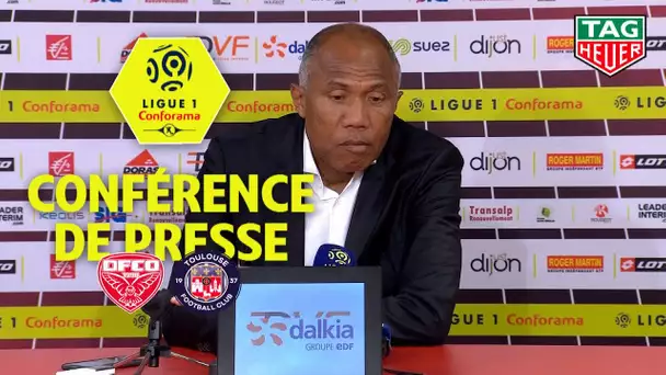 Conférence de presse Dijon FCO - Toulouse FC ( 2-1 )  / 2018-19