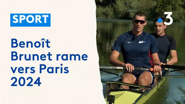 Benoît Brunet rame vers Paris 2024