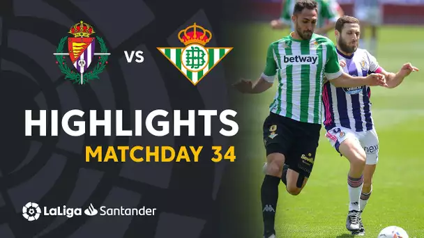 Highlights Real Valladolid vs Real Betis (1-1)