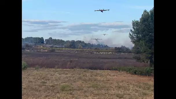 INCENDIE LOUPIAN ET A9 BLOQUEE