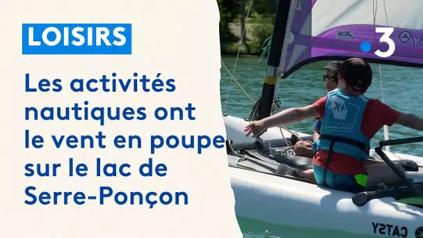 Les activités nautiques à voile ont le vent en poupe sur le lac de Serre-Ponçon
