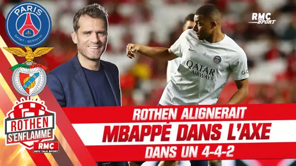 PSG - Benfica : Rothen alignerait Mbappé dans l'axe dans un 4-4-2