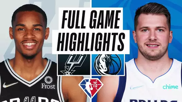 SPURS at MAVERICKS | FULL GAME HIGHLIGHTS | October 28, 2021