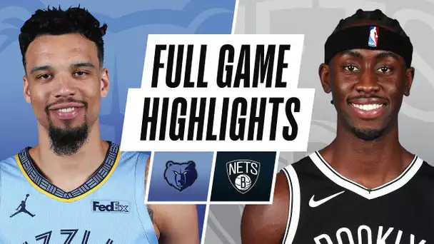 GRIZZLIES at NETS | FULL GAME HIGHLIGHTS | December 28, 2020