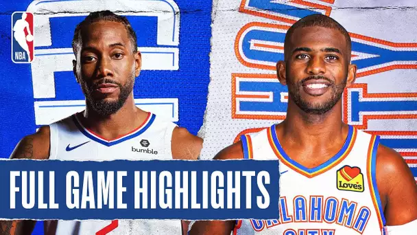CLIPPERS at THUNDER | FULL GAME HIGHLIGHTS | March 3, 2020