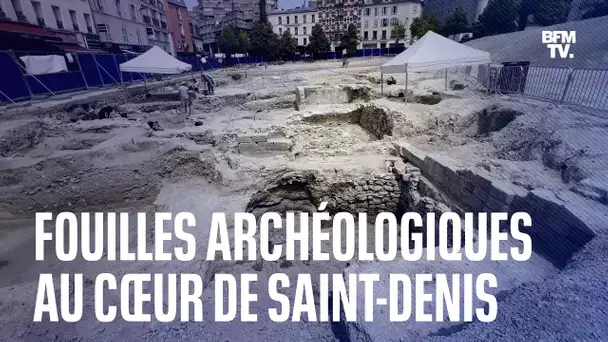 Des fouilles archéologiques en plein centre-ville de Saint-Denis sont en cours