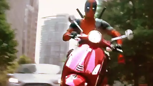 'Poursuite en Scooter !' Deadpool 2 Extrait (NOUVEAU, 2018)