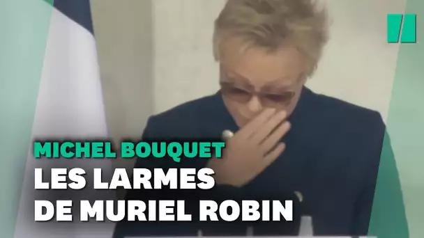 Muriel Robin en larmes pour un hommage à "l'immense Michel Bouquet"