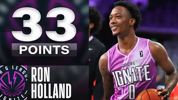 Ron Holland (33 PTS, 5 STL) Gets BUCKETS for G League Ignite vs Perth Wildcats!