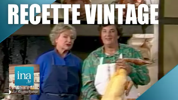 Recette : Le cou farci de canard gras par Maïté | Archive INA
