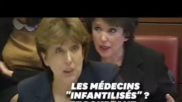 Bachelot tance des médecins "infantilisés" et pourtant quand elle était ministre...