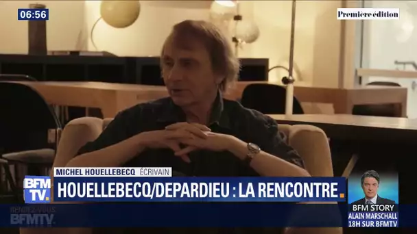 Gérard Depardieu et Michel Houellebecq réunis à l'écran dans "Thalasso"
