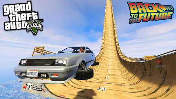 MEGA RAMP DELOREAN GTA 5 !