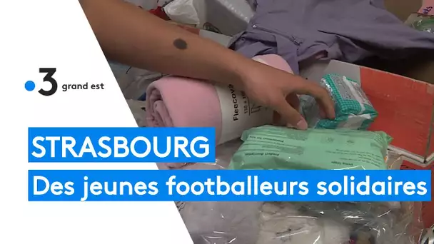 Strasbourg : des jeunes footballeurs au chevet des sans-abris